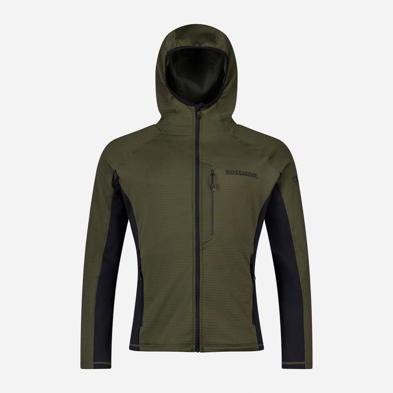 Pánská mikina Rossignol Blackside Mix Full Zip Hoodie Fleece olive shadow 8