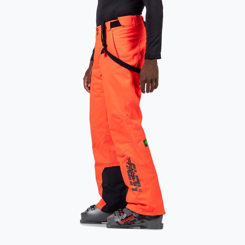 Pánské lyžařské kalhoty Rossignol Blackside Insulated neon red 4