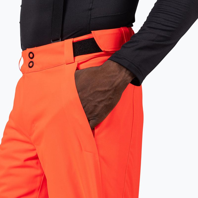 Pánské lyžařské kalhoty Rossignol Blackside Insulated neon red 7