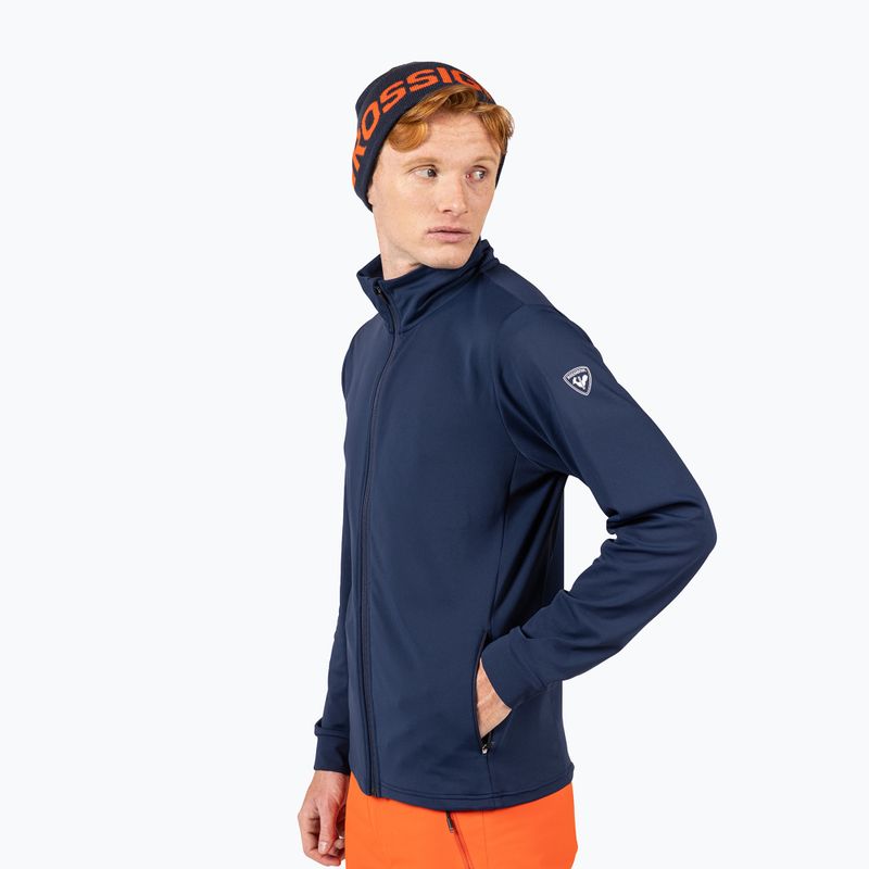 Pánská fleecová mikina Rossignol Mid Layer Stretch dark navy 4