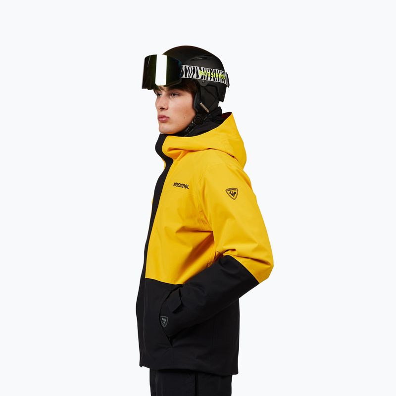 Pánská lyžařská bunda Rossignol Desafio 2L Shell saffron yellow 4