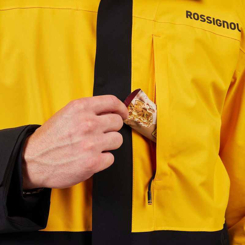 Pánská lyžařská bunda Rossignol Desafio 2L Shell saffron yellow 10