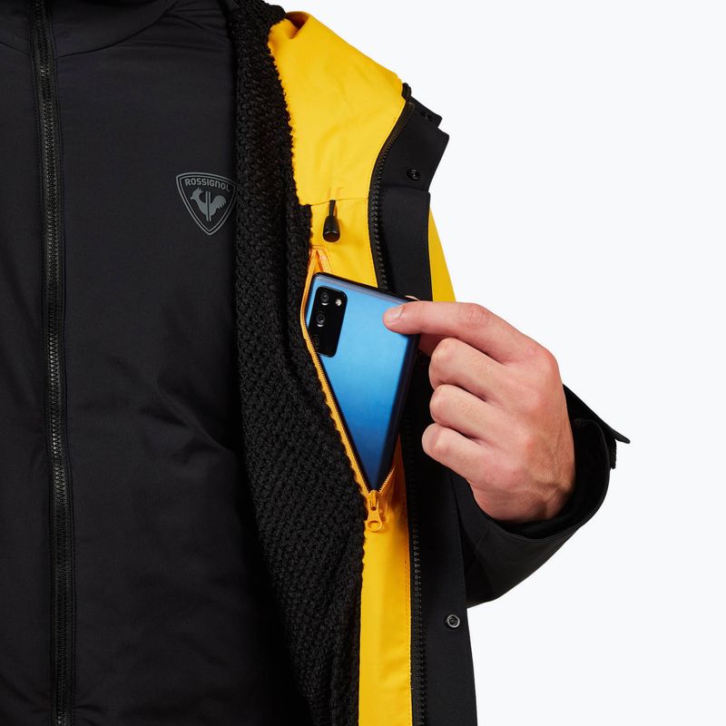 Pánská lyžařská bunda Rossignol Desafio 2L Shell saffron yellow 17