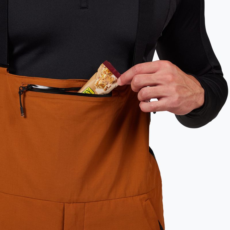 Pánské lyžařské kalhoty s náprsníkem Rossignol Outerlimits Insulated Bib deep caramel 5