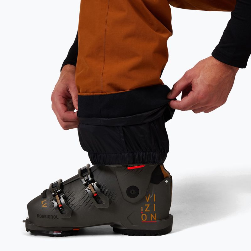Pánské lyžařské kalhoty s náprsníkem Rossignol Outerlimits Insulated Bib deep caramel 11