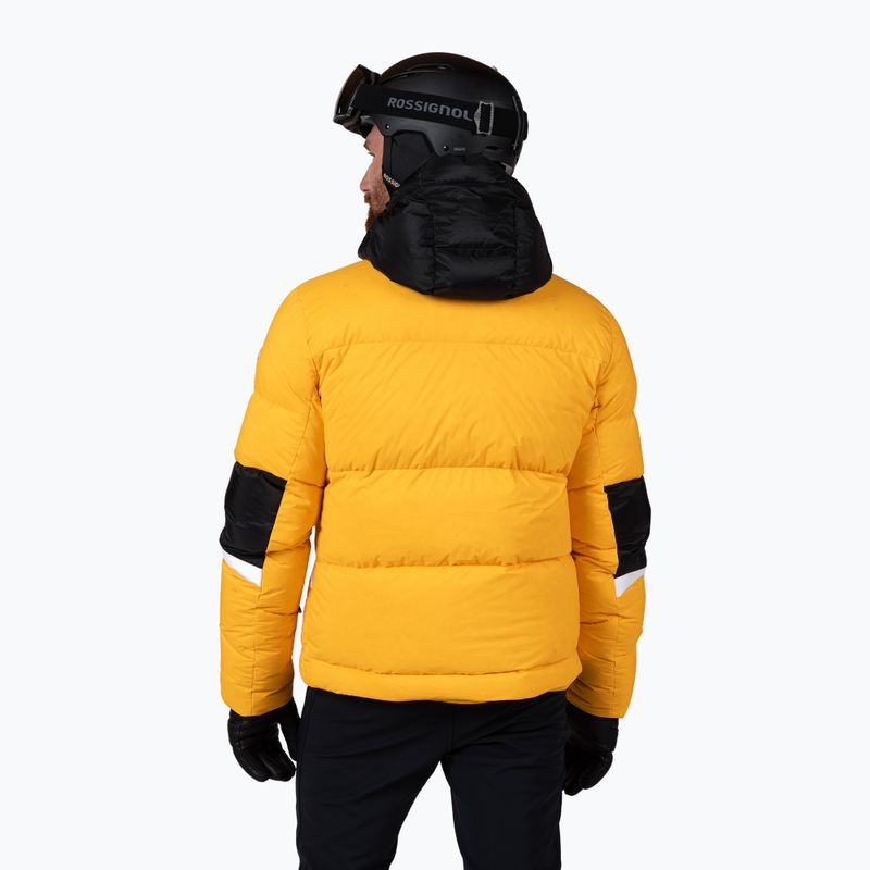 Pánská lyžařská bunda Rossignol Daille Down saffron yellow 3