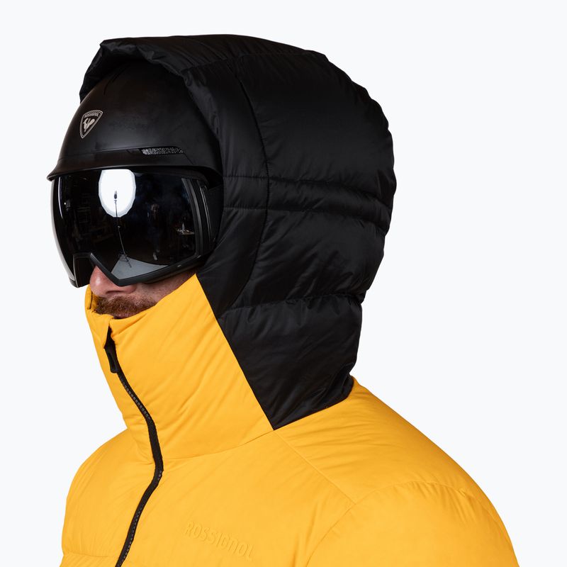 Pánská lyžařská bunda Rossignol Daille Down saffron yellow 5