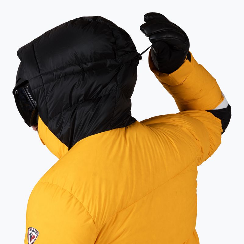Pánská lyžařská bunda Rossignol Daille Down saffron yellow 6