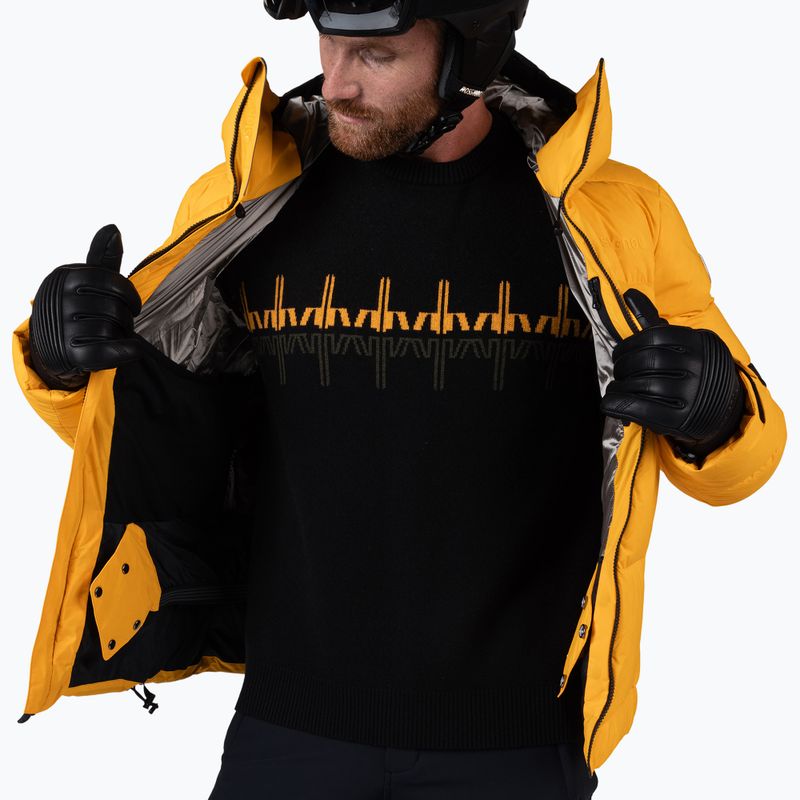 Pánská lyžařská bunda Rossignol Daille Down saffron yellow 12