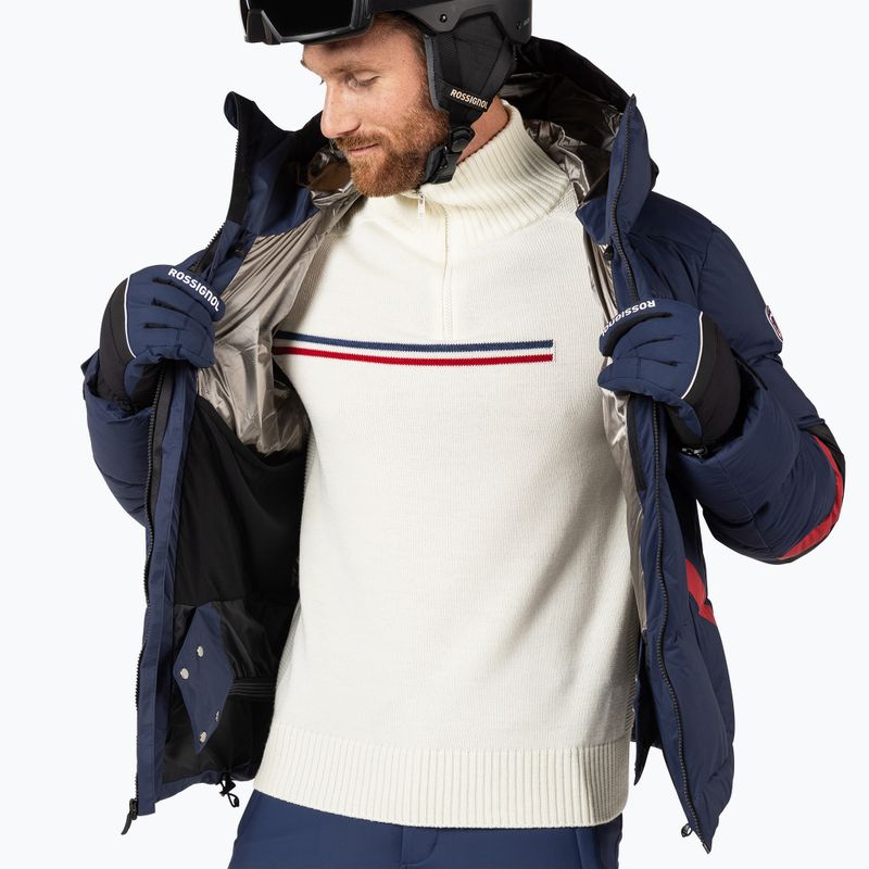 Pánská lyžařská bunda Rossignol Daille Down dark navy 10