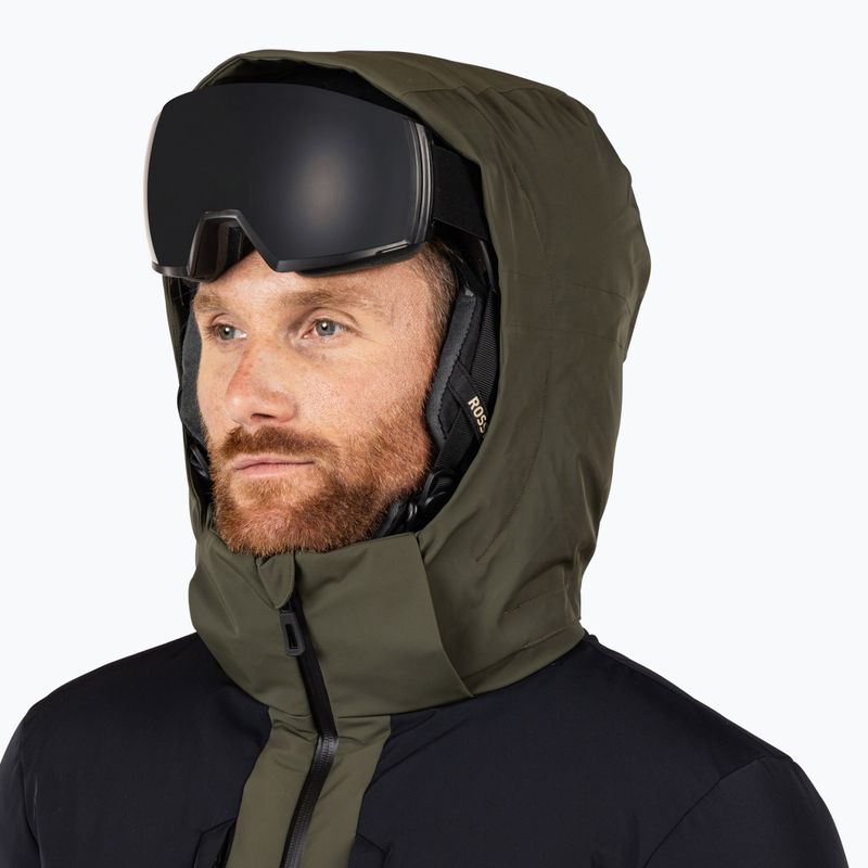 Pánská lyžařská bunda Rossignol Ciastel Down Mix olive shadow 4