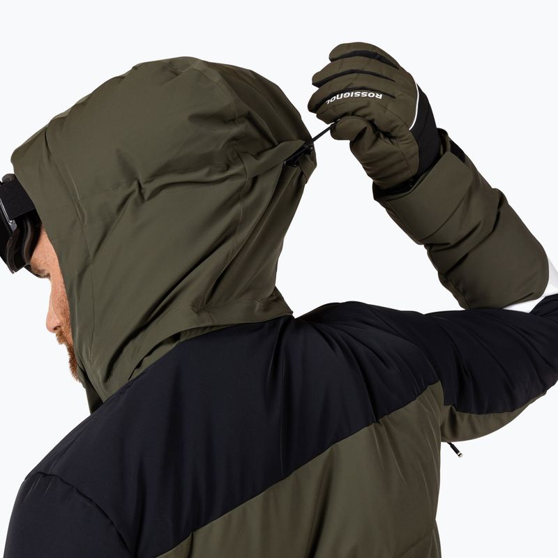 Pánská lyžařská bunda Rossignol Ciastel Down Mix olive shadow 5