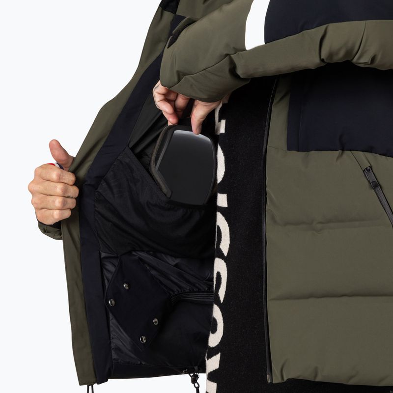 Pánská lyžařská bunda Rossignol Ciastel Down Mix olive shadow 13