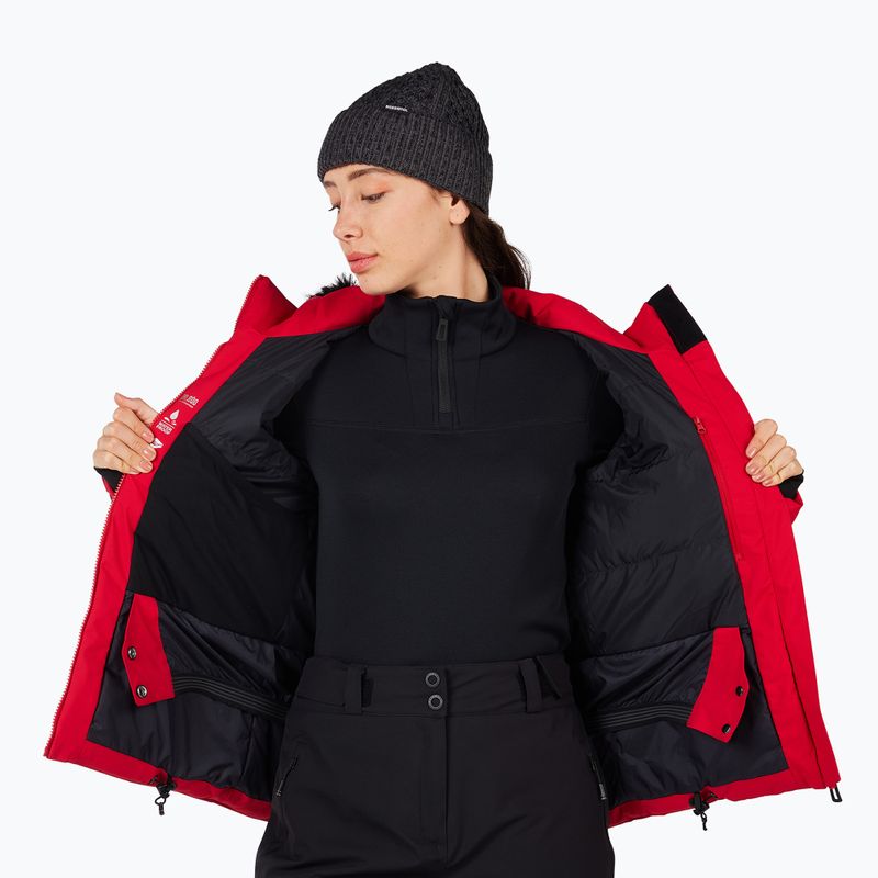 Dámská lyžařská bunda Rossignol Staci Insulated ruby red 14