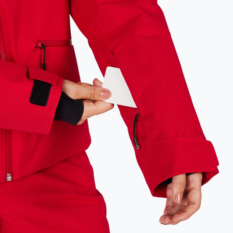 Dámská lyžařská bunda Rossignol Rochrun Insulated ruby red 9