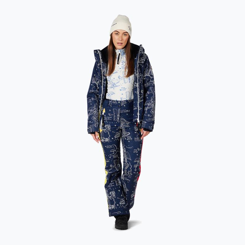 Dámská mikina Rossignol JCC Booster Half Zip snow angel arctic print 2