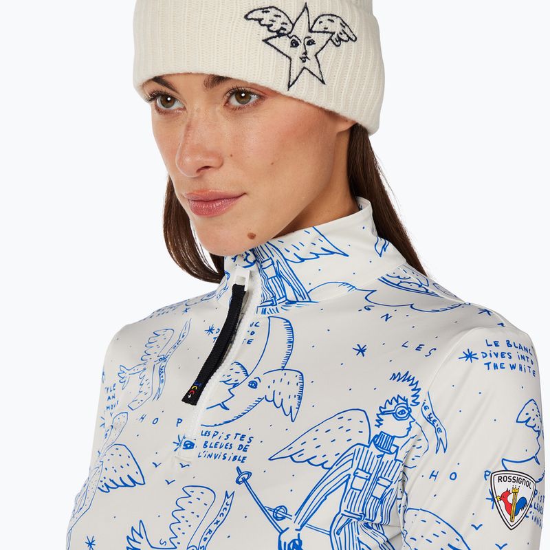 Dámská mikina Rossignol JCC Booster Half Zip snow angel arctic print 5
