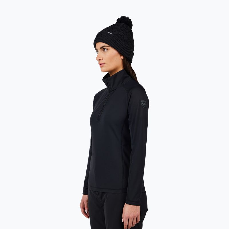 Dámská fleecová mikina Rossignol Mid Layer Stretch Half Zip black 4