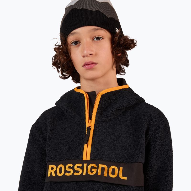 Dětská mikina Rossignol Alltrack Anorak Fleece black 5