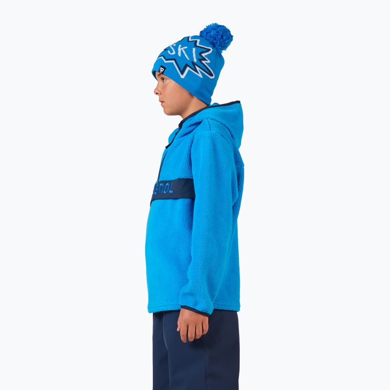 Dětská mikina Rossignol Alltrack Anorak Fleece blazing blue 4