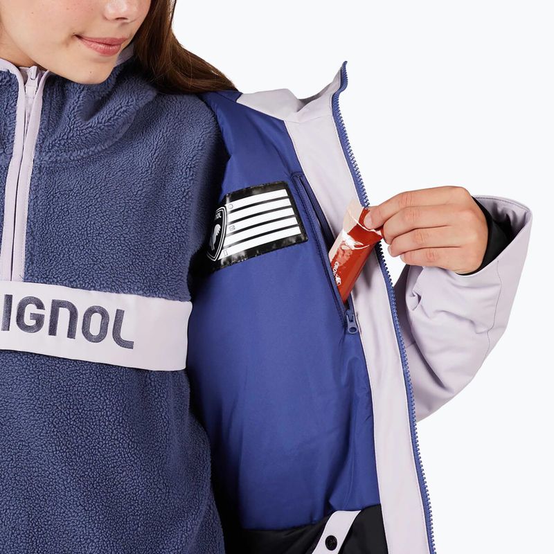 Dětská lyžařská bunda Rossignol Strawpile Jr galactic lilac 10