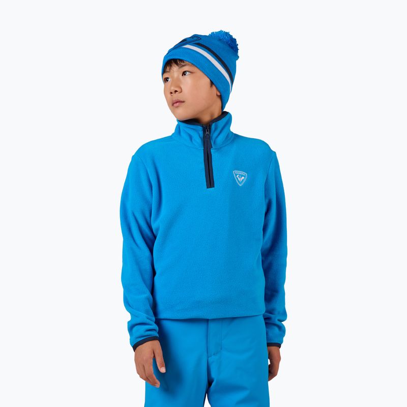 Dětská fleecová mikina Rossignol Jr Strawpile Fleece Fz blazing blue 2