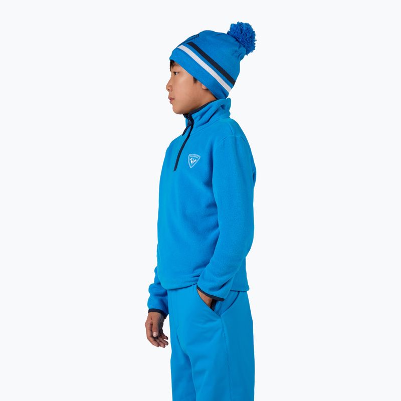 Dětská fleecová mikina Rossignol Jr Strawpile Fleece Fz blazing blue 5