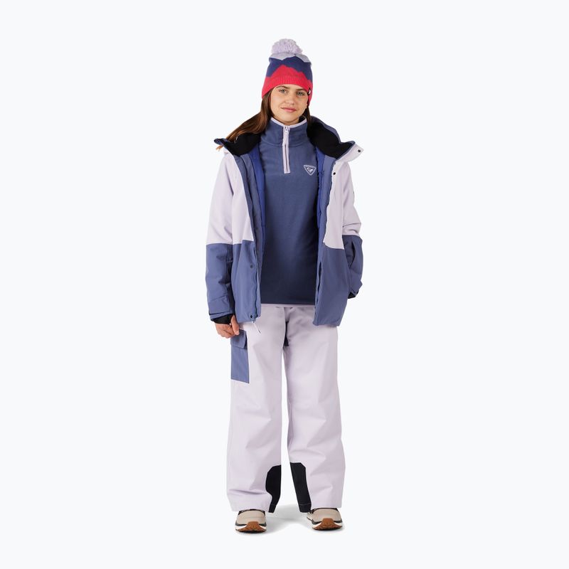 Dětská fleecová mikina Rossignol Jr Strawpile Fleece Fz true night blue 3