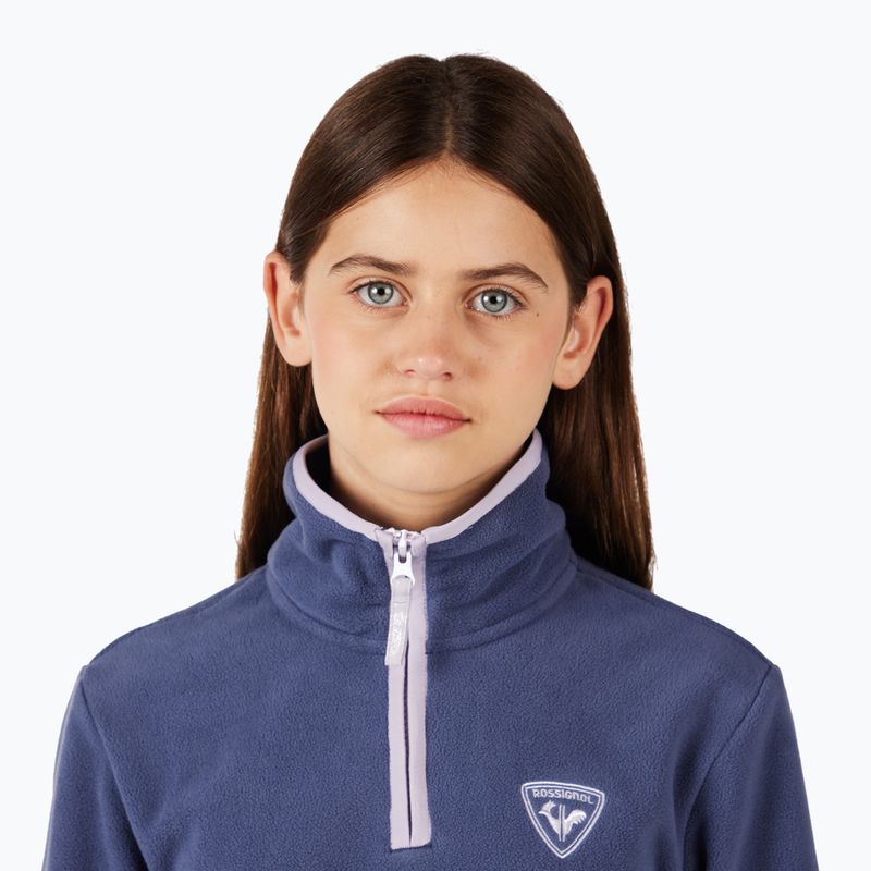 Dětská fleecová mikina Rossignol Jr Strawpile Fleece Fz true night blue 6
