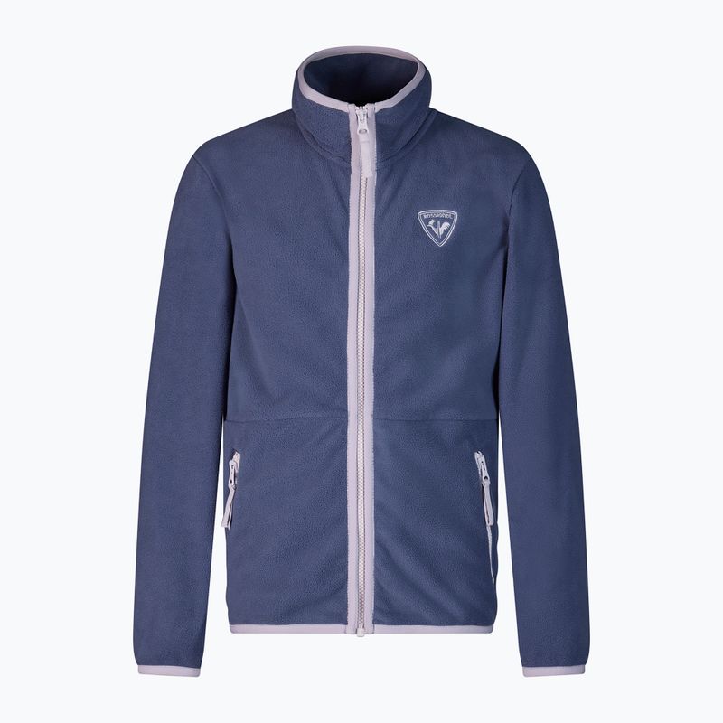 Dětská fleecová mikina Rossignol Jr Strawpile Fleece Fz RLNYL03_A02 true night blue