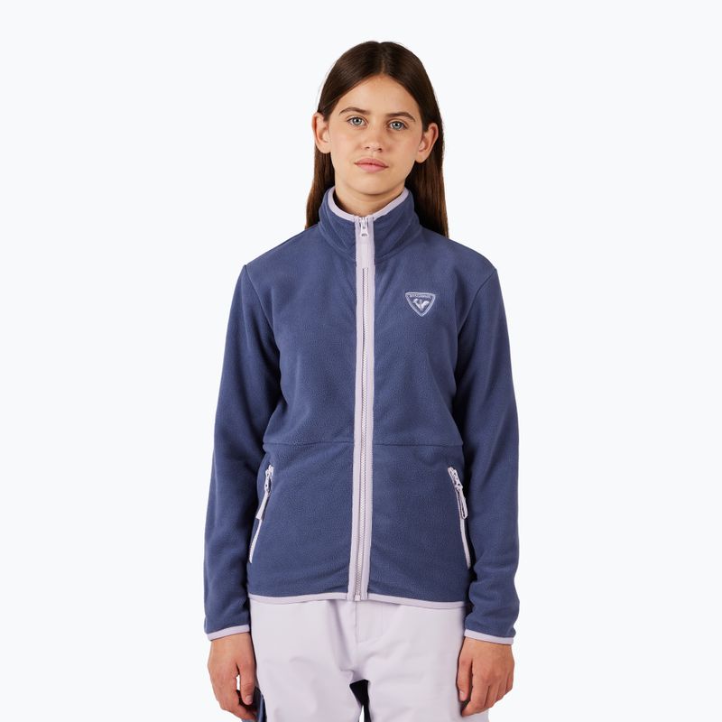 Dětská fleecová mikina Rossignol Jr Strawpile Fleece Fz RLNYL03_A02 true night blue 2