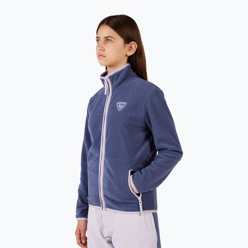 Dětská fleecová mikina Rossignol Jr Strawpile Fleece Fz RLNYL03_A02 true night blue 5