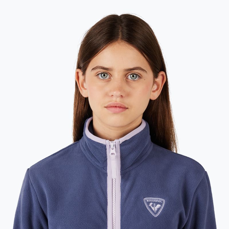 Dětská fleecová mikina Rossignol Jr Strawpile Fleece Fz RLNYL03_A02 true night blue 6