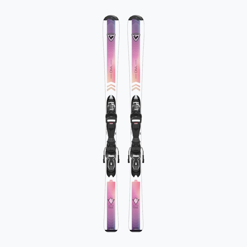 Dětské sjezdové lyže Rossignol Diva Jr 130-150 + vázání Xpress 7 GW