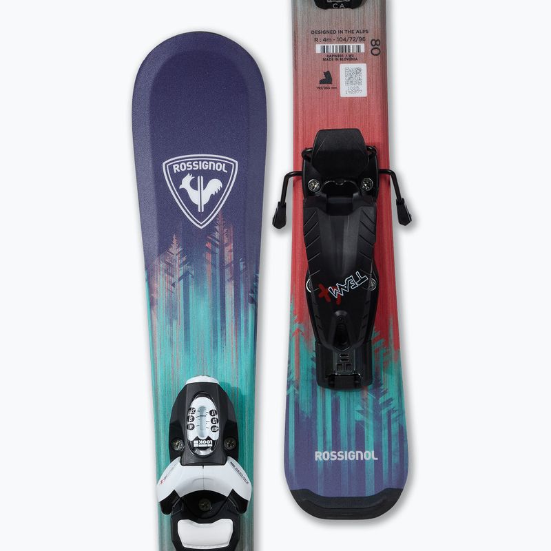 Dětské sjezdové lyže + vázání Rossignol Sender Kid Pre-Drilled + Team 4 GW 4