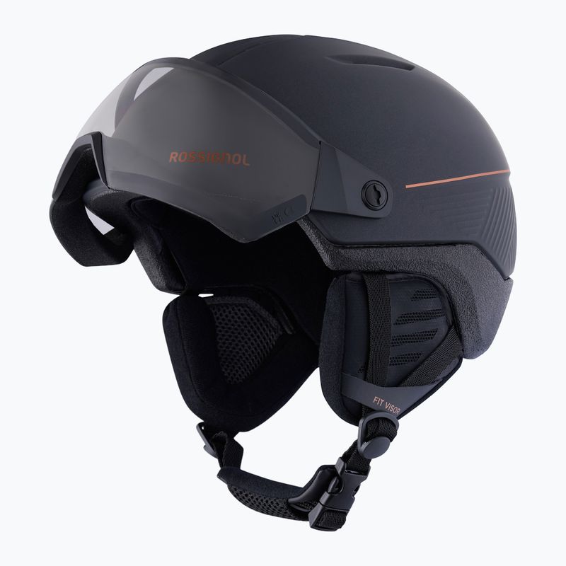 Lyžařská helma Rossignol Fit Visor Impacts Photo black 3