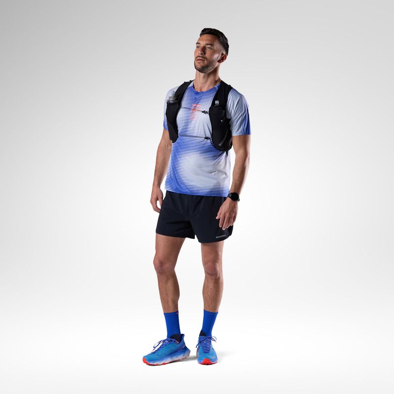 Pánské běžecké tričko Rossignol Sapa Ultra Tee dazzle blue line fogg 2