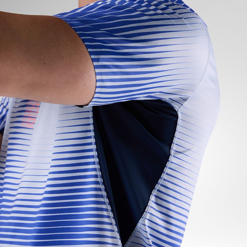 Pánské běžecké tričko Rossignol Sapa Ultra Tee dazzle blue line fogg 6