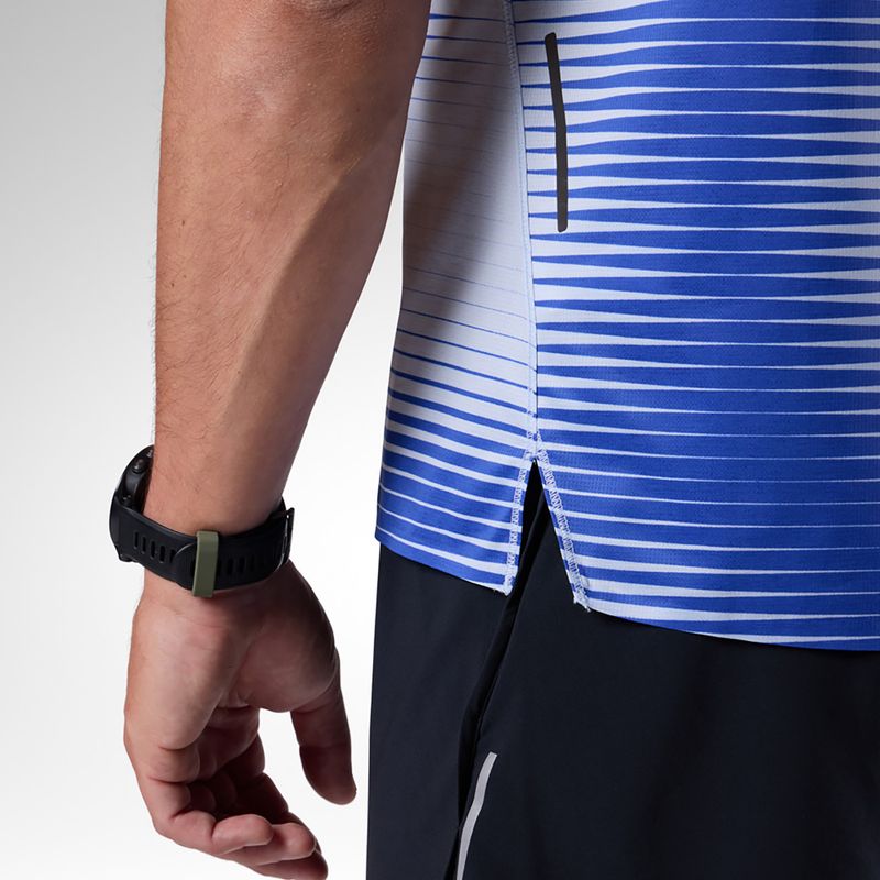 Pánské běžecké tričko Rossignol Sapa Ultra Tee dazzle blue line fogg 7