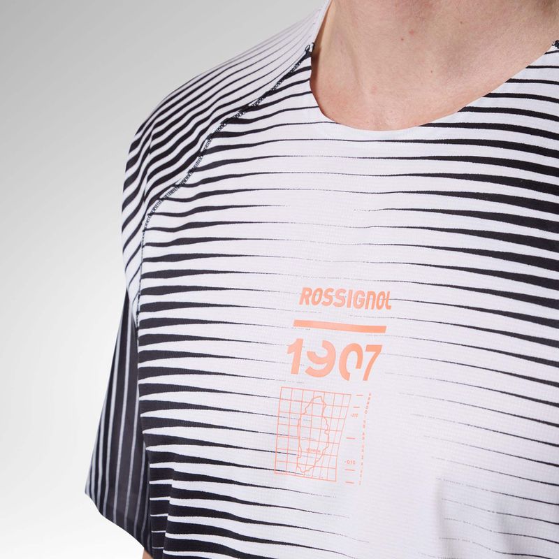 Pánské běžecké tričko Rossignol Sapa Ultra Tee black line fogg 5