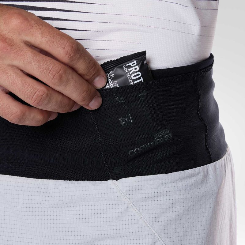 Běžecké šortky Rossignol Sapa 2IN1 7" light grey 6