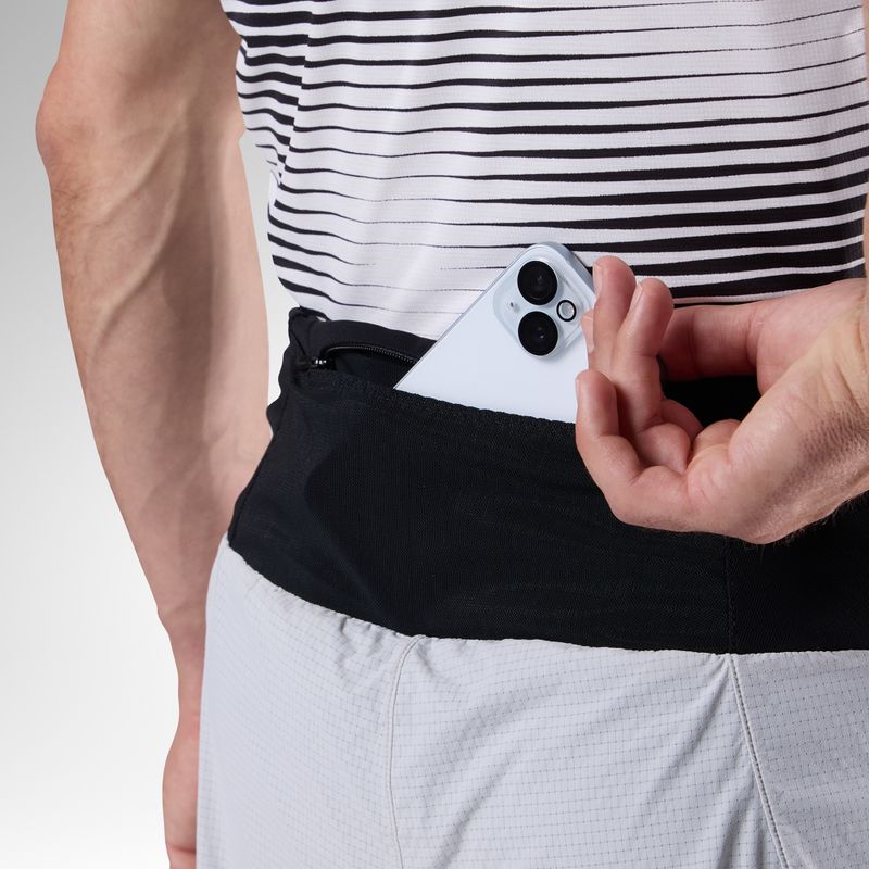 Běžecké šortky Rossignol Sapa 2IN1 7" light grey 7