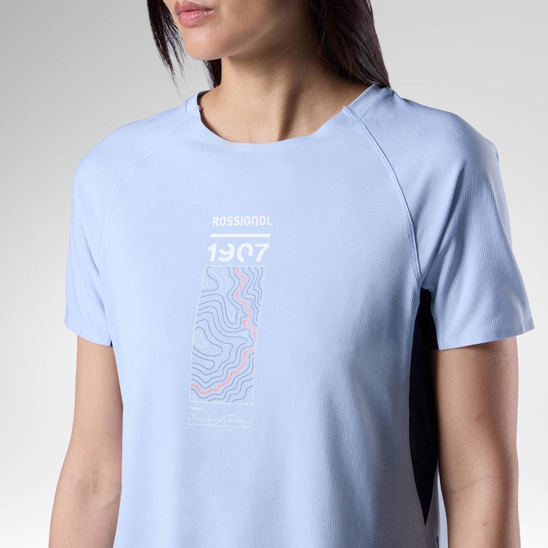 Dámské běžecké tričko Rossignol Sapa Ultra Tee blue aura 6
