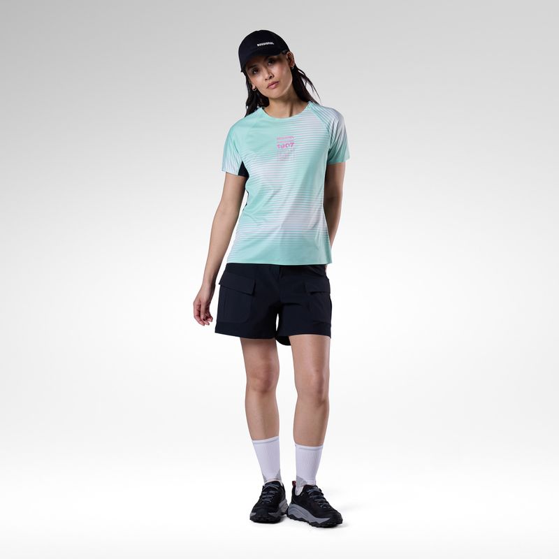 Dámské běžecké tričko Rossignol Sapa Ultra Tee white line fogg 3