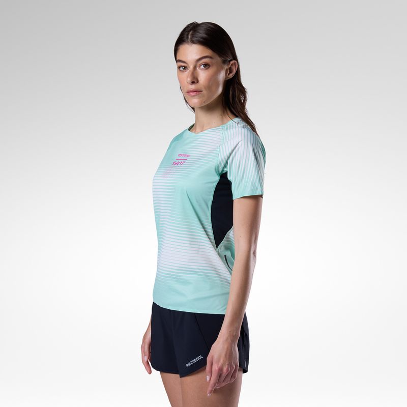 Dámské běžecké tričko Rossignol Sapa Ultra Tee white line fogg 5