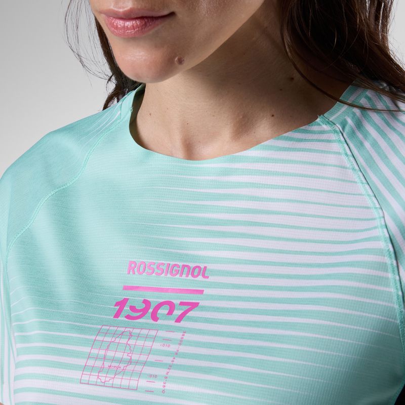 Dámské běžecké tričko Rossignol Sapa Ultra Tee white line fogg 6