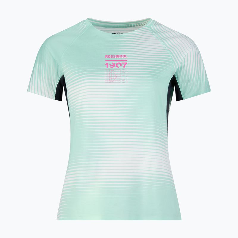 Dámské běžecké tričko Rossignol Sapa Ultra Tee white line fogg 8