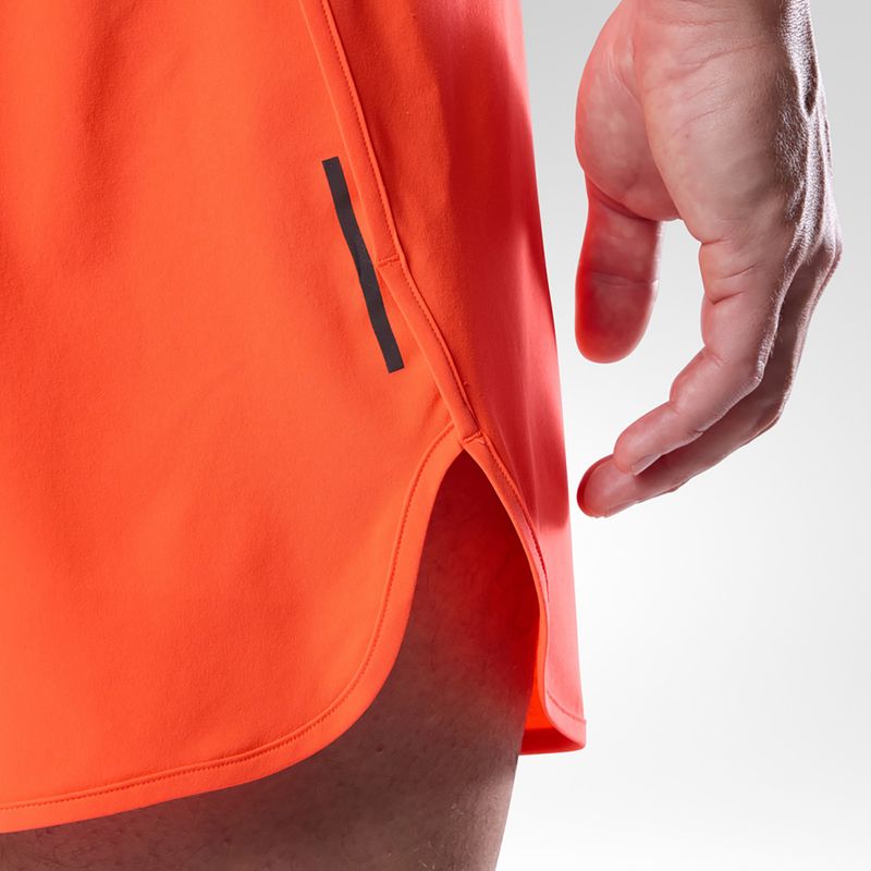 Pánské běžecké šortky Rossignol Sapa 5" neon red 8