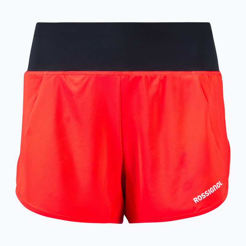 Dámské běžecké šortky Rossignol Sapa neon red 8