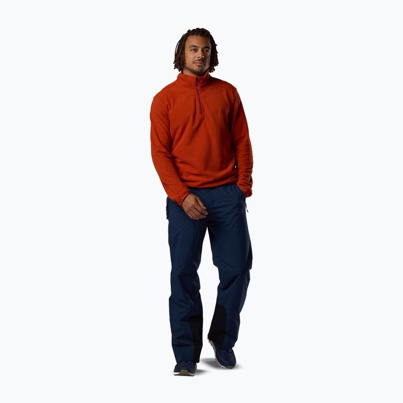 Pánská fleecová mikina Rossignol Quarter Zip Fleece rooibos tea 2